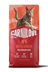 Carnilove Cat Active Dry Beef&Venison Sterilised Adult 2kg