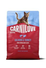 Carnilove Cat Active Dry Salmon&Turkey Sterilised Adult 2kg
