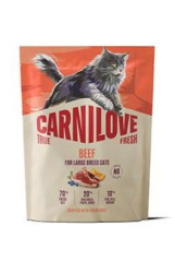 Carnilove Cat True Fresh Dry Beef Adult LARGE BREED 400g