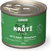 Louie konzerva pro psy krůtí s rýží 800g