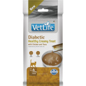 Vet Life Feline Creamy Treat pamlsek Diabetic Chicken & Tuna 60 g