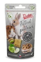 Dafiko plněné polštářky pro hlodavce jablko 40g
