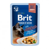 Brit Premium Cat Delicate Fillets in Gravy with Chicken for Sterilised 85g