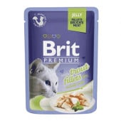 Brit Premium Cat Delicate Fillets in Jelly with Trout 85g