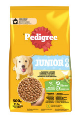 Pedigree Dry Junior M/L drůbeží se zeleninou 500g