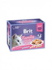 Brit Premium Cat Delicate Fillets in Jelly Family Plate (12 x 85 g) 1020g