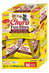 Churu Cat BOX Fun Bites Chicken wraps Tuna&Cheese 8x12g