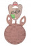 Krmítko pro hlodavce Jesličky EHOP králík růžové Zolux