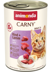 Animonda konz. kočka Adult hovězí + jehněčí 400g