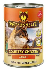 Wolfsblut Dog Adult Country Chicken konzerva 395g