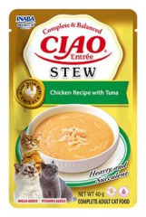 Inaba Ciao Entrée Stew kuře a tuňák 40 g