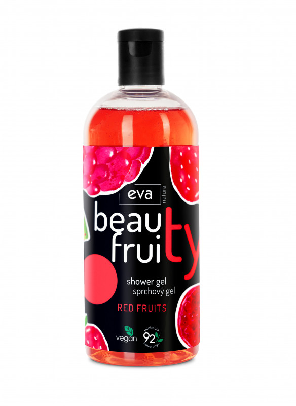 EVA NATURA Beauty Fruity sprchový gel Red 400ml