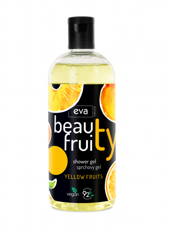 EVA NATURA Beauty Fruity sprchový gel Yellow 400ml