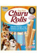 Inaba Churu Dog Rolls Chicken with Cheese wraps 8x12g