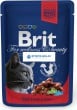 Brit Premium Cat kapsa with Beef Stew & Peas 100g