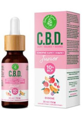 C.B.D. konopné kapky s BCP a ovocnou příchutí Junior 30ml